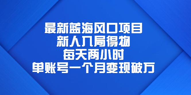 【7166期】最新蓝海风口项目，新人入局得物，每天两小时，单账号一个月变现破万  