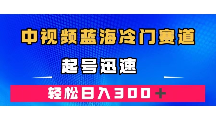 【8687】中视频蓝海冷门赛道，韩国视频奇闻解说，起号迅速，日入300＋