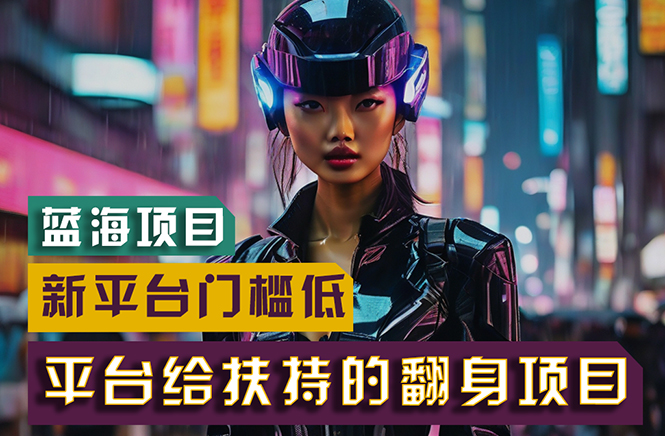 【13257】【蓝海项目】新平台无脑搬运，翻身项目 门槛低 小白也能轻松上手 日入500+