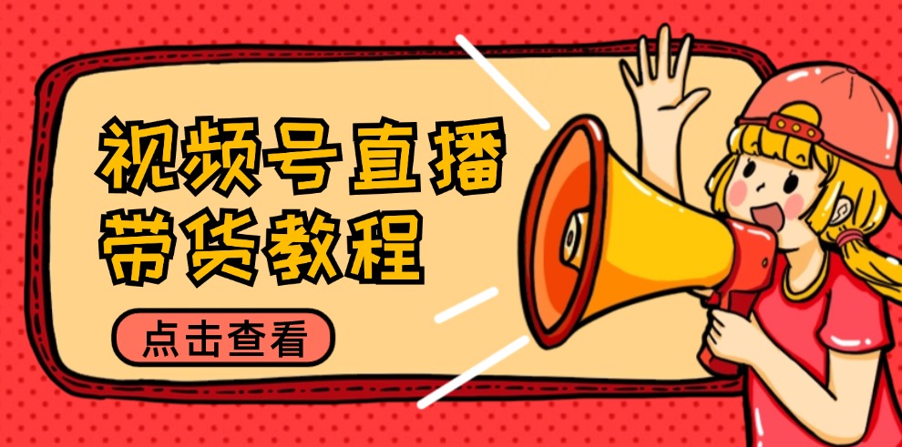 【14672】视频号直播带货教程：选品思路与话术拆解/掌握多种带货套路/提升直播效果