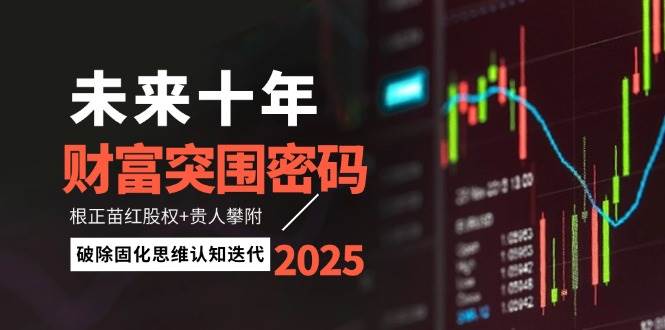 【17782】未来十年财富突围密码：根正苗红股权+贵人攀附，破除固化思维认知迭代