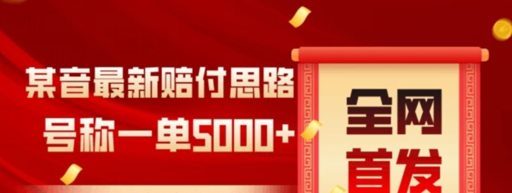 【18133】全网首发，2025最新抖音赔付项目，退一赔三，号称一单5000+保姆级拆解【仅揭秘】