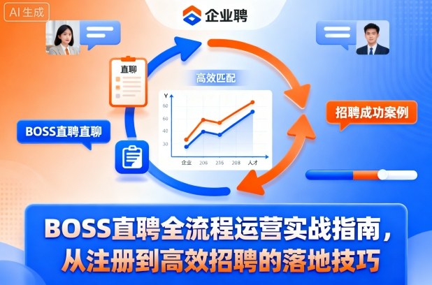 【20073】BOSS直聘全流程运营实战指南，从注册到高效招聘的落地技巧