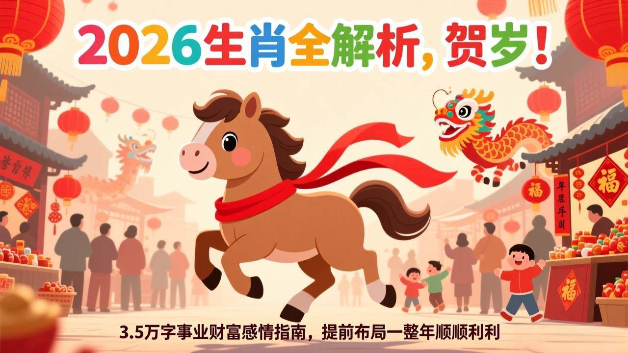 【21341】付费文章：贺岁！2026生肖全解析，3.5万字事业财富感情指南，提前布局一整年顺顺利利